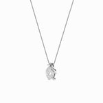 1Cttw Oval Shaped Lab Grown Diamond (F/VS)  Pendant in 14K Gold