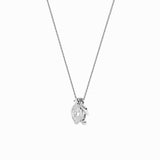 1Cttw Oval Shaped Lab Grown Diamond (F/VS)  Pendant in 14K Gold