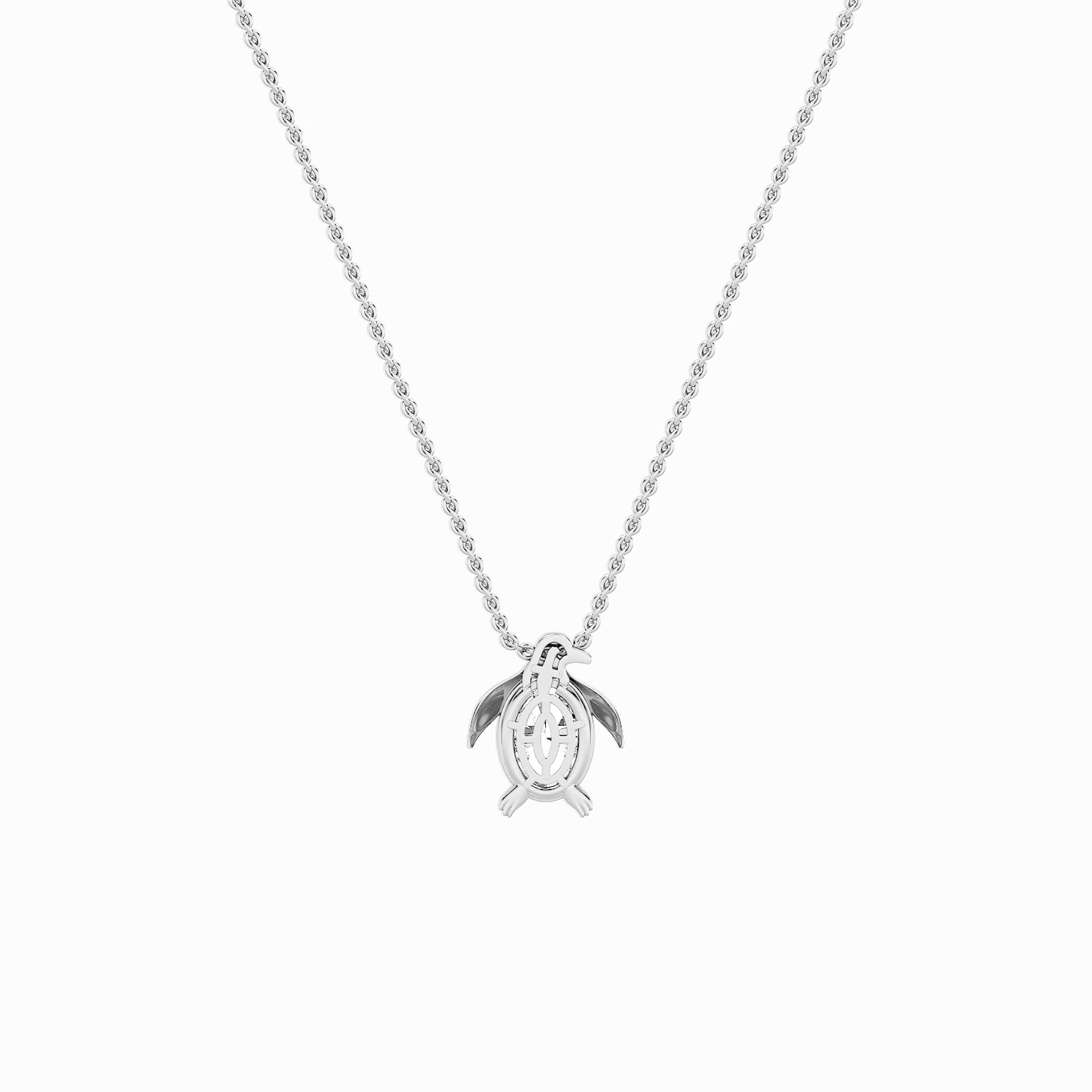 1Cttw Oval Shaped Lab Grown Diamond (F/VS)  Pendant in 14K Gold