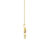 2Cttw Marquise Shaped Lab Grown Diamond (F/VS) Dolphin Pendant in 14K Gold