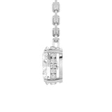 2Cttw Oval Shaped Lab Grown Diamond (F/VS) Strata Chic Collection Necklace in 14K Gold