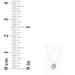 2Cttw Round Shaped Lab Grown Diamond (F/VS) Solitaire Pendant in 14K Gold