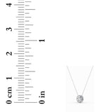 2Cttw Round Shaped Lab Grown Diamond (F/VS) Solitaire Pendant in 14K Gold