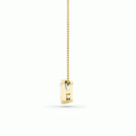 1Cttw Radiant Shaped Lab Grown Diamond (F/VS) Bezel Set Solitaire Pendant in 14K Gold