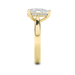 1Cttw Pear Shaped Lab Grown Diamond (F/VS)  Ring in 14K Gold