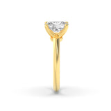 1.5Cttw Elongated Cushion Shaped Lab Grown Diamond (F/VS) Knife Edge Shank Solitaire Engagement Ring in 14K Gold