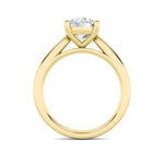 1.5Cttw Round Shaped Lab Grown Diamond (F/VS) Classic Shank Solitaire Engagement Ring in 14K Gold