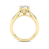 1.5Cttw Round Shaped Lab Grown Diamond (F/VS) Classic Shank Solitaire Engagement Ring in 14K Gold
