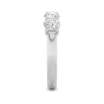 2Cttw Round Shaped Lab Grown Diamond (F/VS) Five Stone Band Ring in 14K Gold