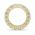 8Cttw Round Shaped Lab Grown Diamond (F/VS) Eternity Band Ring in 14K Gold