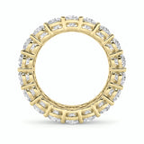 8Cttw Round Shaped Lab Grown Diamond (F/VS) Eternity Band Ring in 14K Gold