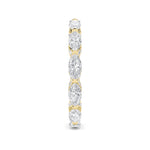 2.5Cttw Marquise Shaped Lab Grown Diamond (F/VS) Eternity Band Ring in 14K Gold