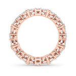 3Cttw Marquise Shaped Lab Grown Diamond (F/VS) Eternity Band Ring in 14K Gold