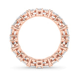 3Cttw Marquise Shaped Lab Grown Diamond (F/VS) Eternity Band Ring in 14K Gold