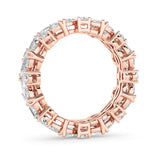 3Cttw Marquise Shaped Lab Grown Diamond (F/VS) Eternity Band Ring in 14K Gold