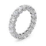 5Cttw Round Shaped Lab Grown Diamond (F/VS) Eternity Band Ring in 14K Gold