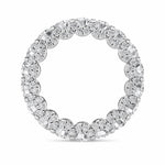 5Cttw Round Shaped Lab Grown Diamond (F/VS) Eternity Band Ring in 14K Gold