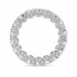 5Cttw Round Shaped Lab Grown Diamond (F/VS) Eternity Band Ring in 14K Gold