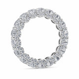 5Cttw Round Shaped Lab Grown Diamond (F/VS) Eternity Band Ring in 14K Gold