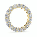5Cttw Round Shaped Lab Grown Diamond (F/VS) Eternity Band Ring in 14K Gold