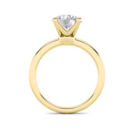 2Cttw Round Shaped Lab Grown Diamond (F/VS) Classic Solitaire Engagement Ring in 14K Gold