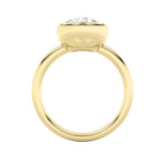 2Cttw Round Shaped Lab Grown Diamond (F/VS)  Ring in 14K Gold