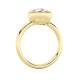 2Cttw Round Shaped Lab Grown Diamond (F/VS)  Ring in 14K Gold