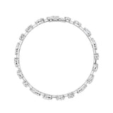 10Cttw Oval Shaped Lab Grown Diamond East & West Bracelet in 14K Gold (F/VS)