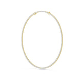 20Cttw Round Shaped Lab Grown Diamond Tennis Necklace in 14K Gold (F/VS)