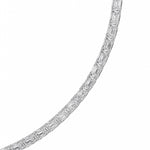 40Cttw Emerald Shaped Lab Grown Diamond Tennis Necklace in 14K Gold (F/VS)