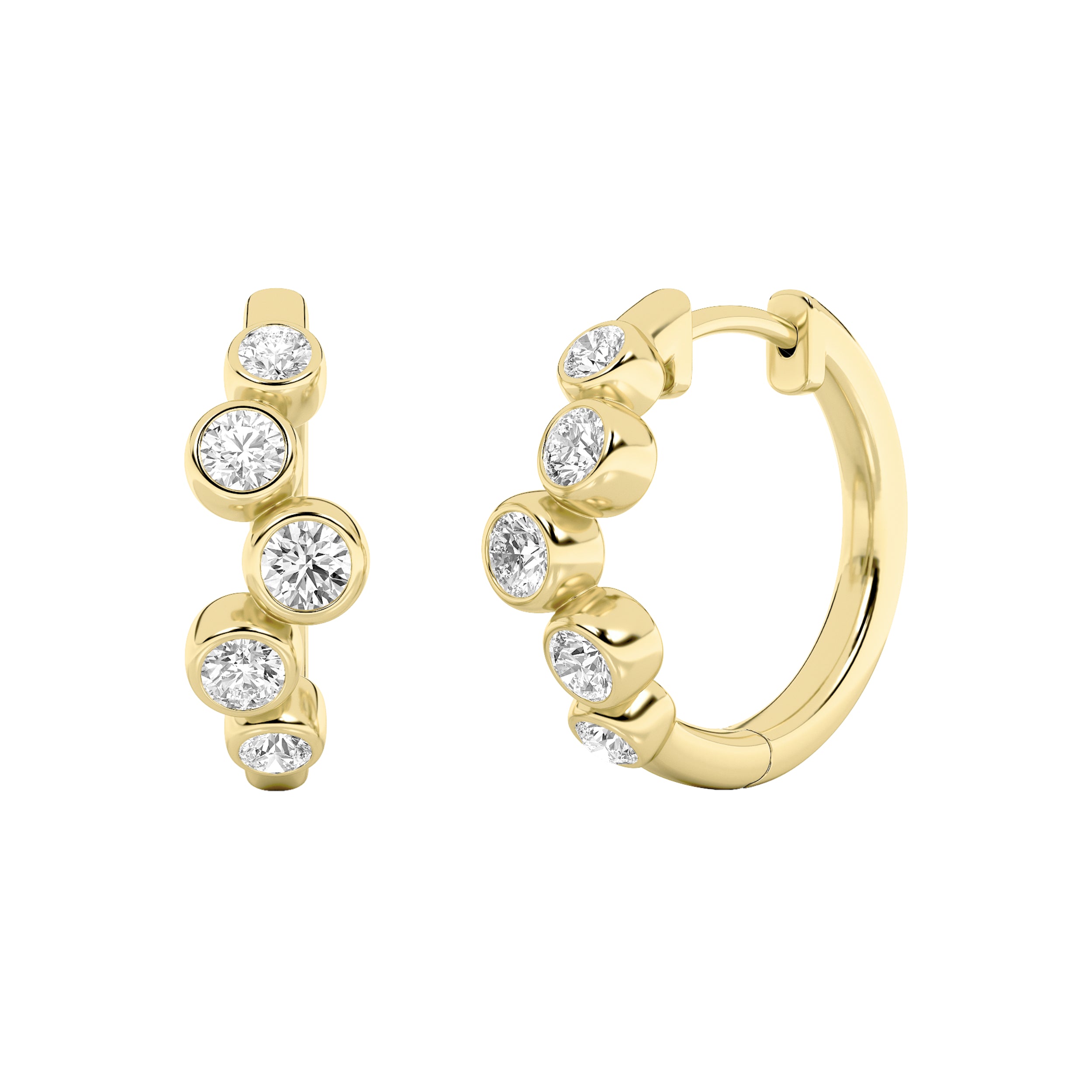 Ladies Lab-Grown Diamond Earrings 3.06 ctw