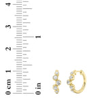Ladies Lab-Grown Diamond Earrings 3.06 ctw