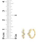Ladies Lab-Grown Diamond Earrings 3.06 ctw