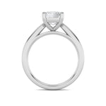 2Cttw Emerald Shaped Lab Grown Diamond (F/VS) Classic Shank Solitaire Engagement Ring in 14K Gold