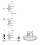 2Cttw Emerald Shaped Lab Grown Diamond (F/VS) Classic Shank Solitaire Engagement Ring in 14K Gold