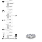 3Cttw Marquise Shaped Lab Grown Diamond (F/VS) Eternity Band Ring in 14K Gold - Size 7