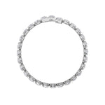 12Cttw Round Shaped Lab Grown Diamond (F/VS)  Bracelet in 14K Gold