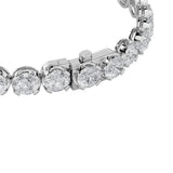 6Cttw Round Shaped Lab Grown Diamond (F/VS)  Bracelet in 14K Gold