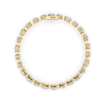 10.25Cttw Round Shaped Lab Grown Diamond (F/VS)  Bracelet in 14K Gold
