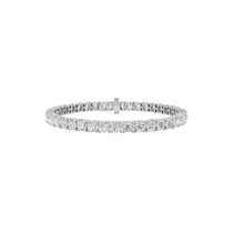 15Cttw Round Shaped Lab Grown Diamond Tennis Bracelet in 14K Gold (G/VS)