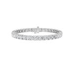 15Cttw Round Shaped Lab Grown Diamond Tennis Bracelet in 14K Gold (G/VS)