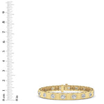 Round Lab Grown Diamond (F/VS ) Bracelet Bracelet in 14K Gold