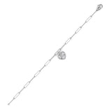 Heart Lab Grown Diamond (F/VS ) Bracelet Bracelet in 14K Gold