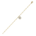 Heart Lab Grown Diamond (F/VS ) Bracelet Bracelet in 14K Gold