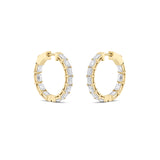 3.5Cttw Emerald Shaped Lab Grown Diamond (F/VS)  Earrings in 14K Gold
