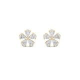 1.5Cttw Pear Shaped Lab Grown Diamond (F/VS)  Earrings in 14K Gold