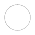 41Cttw Round Shaped Lab Grown Diamond (F/VS)  Necklace in 14K Gold