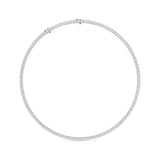 41Cttw Round Shaped Lab Grown Diamond (F/VS)  Necklace in 14K Gold