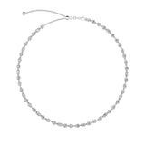 10Cttw Pear Shaped Lab Grown Diamond (F/VS)  Necklace in 14K Gold