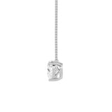1Cttw Heart Shaped Lab Grown Diamond (F/VS) Heart Shaped Necklace in 14K Gold
